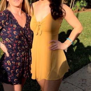 Pacsun Mustard Yellow Dress